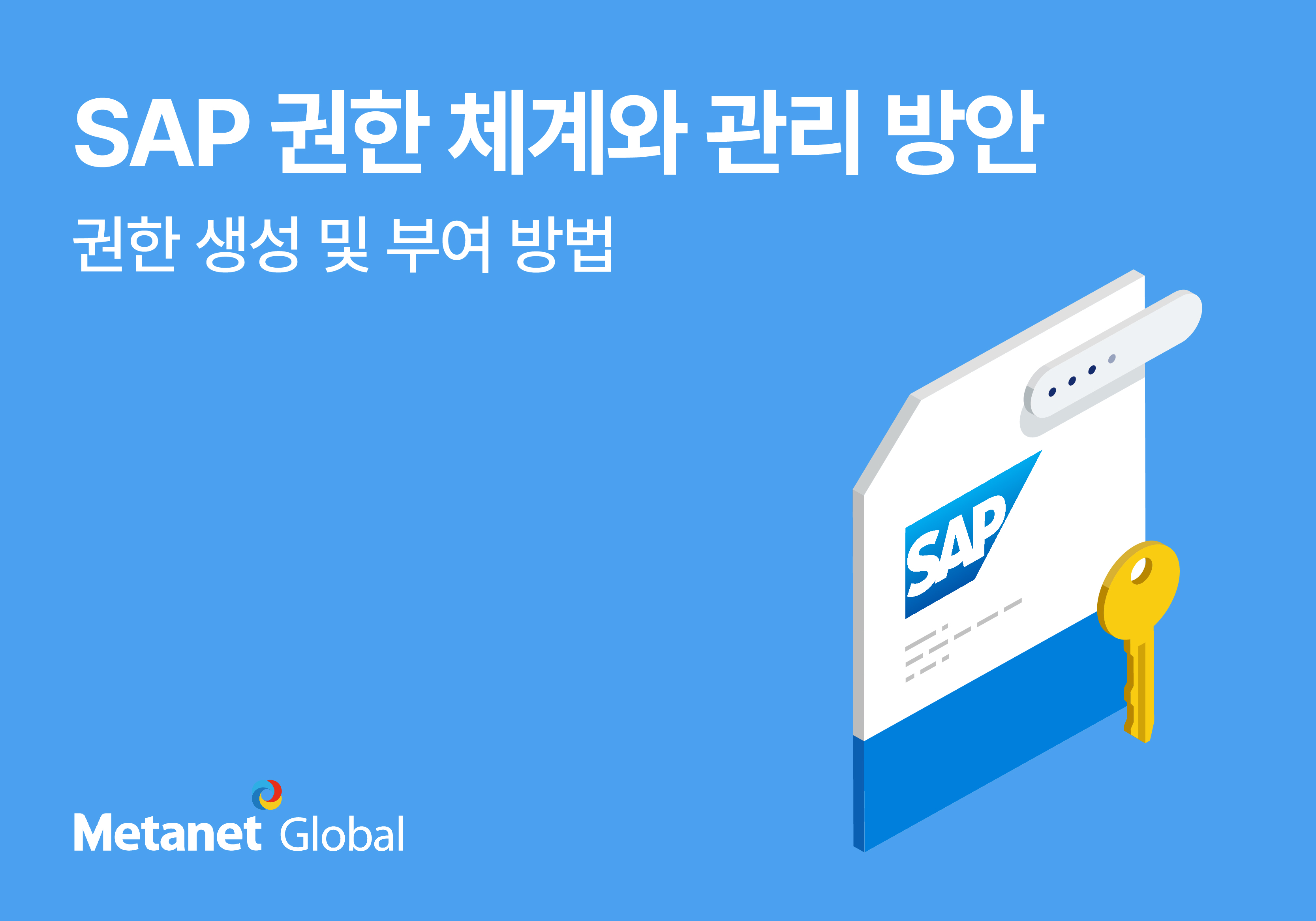 SAP 권한 체계와 관리 방안